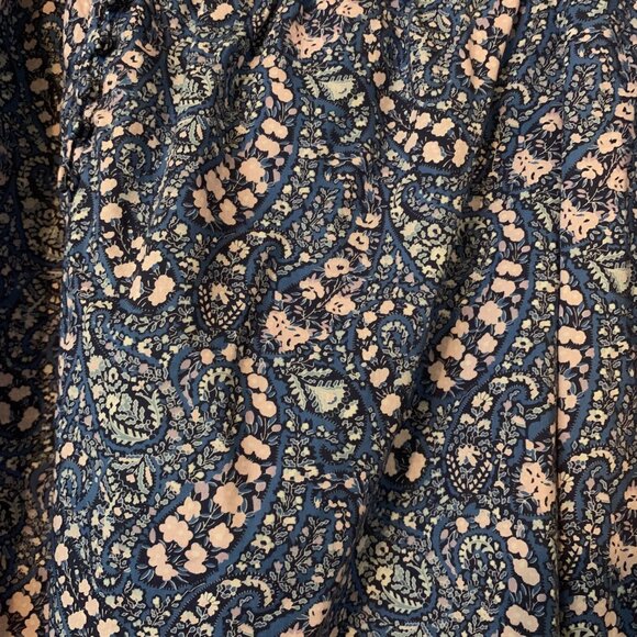 Women's J. Crew Ruffleneck Popover in Liberty Bourton Bloom Size M - Picture 2 of 5